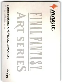 Summon: Bahamut Art Card (Gold-Stamped Signature) - Art Series: MTG - Image 2