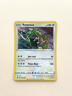 Rayquaza SWSH029 Cosmos Holo Promo Pokemon Card NM Near Mint - Image 1