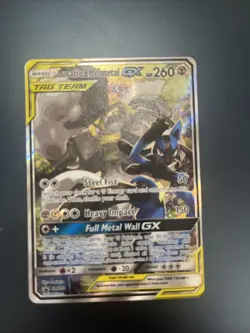 Lucario & Melmetal GX SM192 Black Star Promo 2019 Tag Team Pokemon Card TCG NM - Image 1
