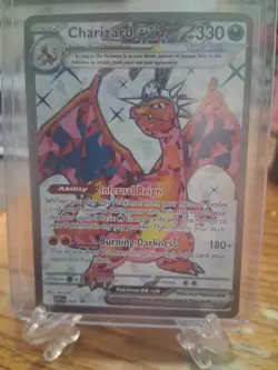 Charizard ex #056 Pokemon Card Scarlet & Violet Promo S&V Black Star TCG NM/M - Image 1