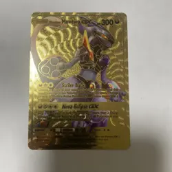 Shadow Mewtwo GX Hp300 Fan Art Gold Foil NM Display Card🔥🔥🔥 - Image 1