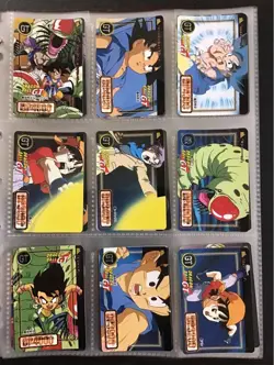 Dragon Ball Carddass GT 27th Edition 1996 Explosion Super Saiyan Normal Card Set - Image 3