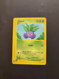 Pokemon TCG Oddish Expedition 122/165 Regular Common LP - Image 1