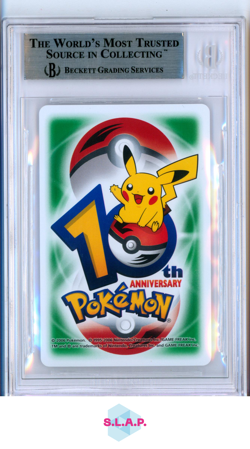 ABRA, KADABRA & ALAKAZAM 2006 POKEMON 10TH ANN. POKER SET GREEN NNO BGS 8.5 - Image 2