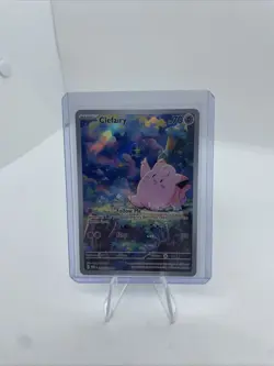 Lillie's Clefairy ex Special Illustration Rare Holo Sv09 184/159 Pokemon - Image 1