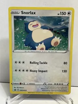 Snorlax Sword & Shield Promo SWSH032 Holo Promo⭐LP+😱🔥 - Image 1