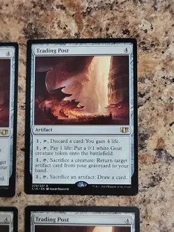 MTG - 4 x Trading Post - Playset of 4 - Commander 2014 M13 M14 Near Mint - Image 4