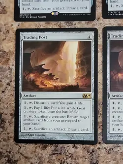 MTG - 4 x Trading Post - Playset of 4 - Commander 2014 M13 M14 Near Mint - Image 5