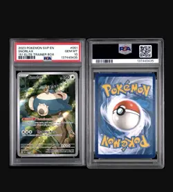 2023 POKEMON EN SNORLAX #051 SV SCARLET & VIOLET PROMO HOLO PSA 10 - Image 3