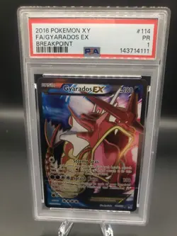 GYARADOS PSA 1 2016 POKEMON XY BREAKPOINT #114/122 FA FULL ART - Image 1
