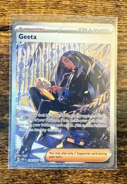 Geeta 226/197 Sv03: Obsidian Flames Special Illustration Pokemon TCG - Image 1