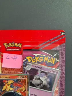 1x Pokemon Enhanced 2-Pack Blister Fusionsangriff Entwicklungen In Paldea Neu #4 - Image 3