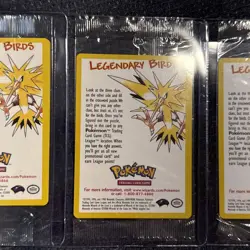 Pokemon Legendary Birds Sealed Black Star Promo Set: Articuno, Moltres, & Zapdos - Image 3