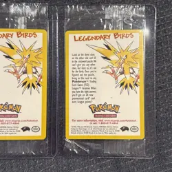 Pokemon Legendary Birds Sealed Black Star Promo Set: Articuno, Moltres, & Zapdos - Image 4