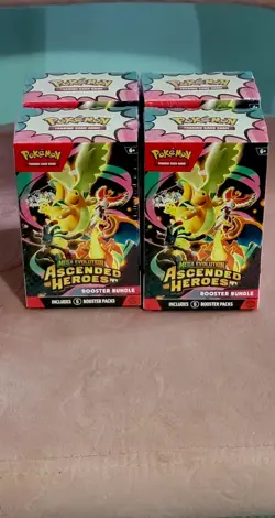 Pokemon TCG Ascended Heroes Booster Bundle - Lot of X4 New Factory Sealed - Image 1
