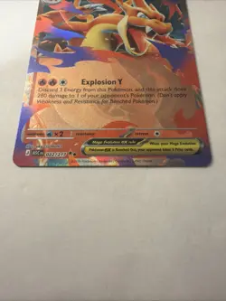 Pokemon Mega Charizard Y Ex Mega Evolutions- Ascended Heros 022/217 NM - Image 2
