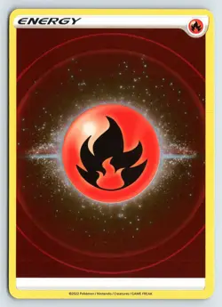 FIRE ENERGY 153/159 ULTRA RARE CROWN ZENITH POKEMON HOLO LP - Image 1