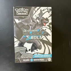 Pokemon Scarlet & Violet Black Bolt Booster Bundle Box - 6 Booster Packs - Image 1