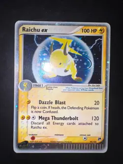 PSA 8 Pokemon TCG Raichu ex Holo Ultra Rare EX Sandstorm 98/100 #98 NearMint ENG - Image 2