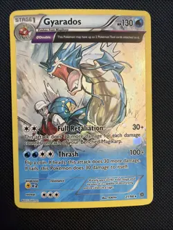 Pokemon Gyarados (21) Holo Rare XY - Ancient Origins 2015 21/98 LP NM - Image 1