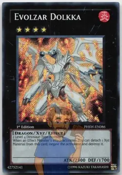 Evolzar Dolkka PHSW-EN086 Secret Rare 1st Edition Near Mint Yugioh - Image 1