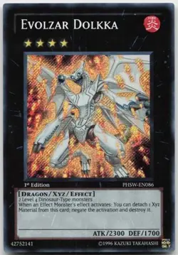Evolzar Dolkka PHSW-EN086 Secret Rare 1st Edition Near Mint Yugioh - Image 2