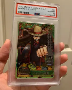 PSA 10 2012 ONE PIECE ONEPY BERRY MATCH IC VOL.7 MONKEY D. LUFFY 41 - Image 1
