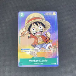 One Piece TCG Monkey.D.Luffy Promo Non Foil Expo Convention P-037 English - Image 1