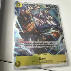 One Piece CCG Enel OP05-100 Rush Character Card 7000 Power Card Stock Standard - Image 1