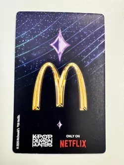 Mcdonalds Kpop Demon Hunter Holofoil RUMI Card - Image 2