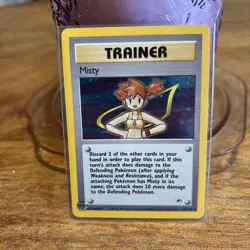 Pokemon Misty 18/132 Gym Heroes Holo Rare Trainer Card Wizards 2000 - Image 1