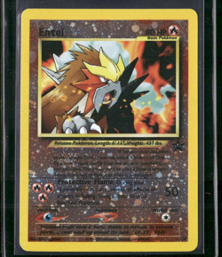 Entei - 34 - Reverse Holo Promo SWIRL - WOTC Pokemon Card - Image 1