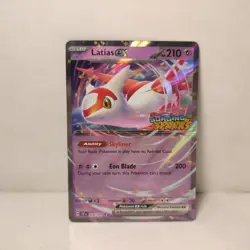 Pokemon TCG Latias ex 076/191 Surging Sparks Stamped NM Card - Image 1