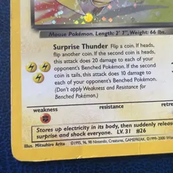 Pokemon Dark Raichu Holo Card Team Rocket Series 83/82 played *minor crease - Image 4