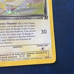 Pokemon Dark Raichu Holo Card Team Rocket Series 83/82 played *minor crease - Image 5