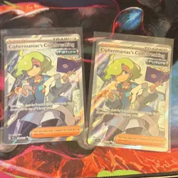 Pokemon Ciphermaniac's Codebreaking Supporter Trainer Holo 2 Cards Future Set - Image 1