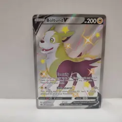 Pokemon TCG Shiny Boltund V SWSH085 Black Star Promo Official NM Card - Image 1