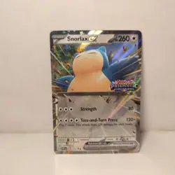 Pokemon TCG Snorlax ex 076/131 Prismatic Evolutions Stamped NM Card - Image 1