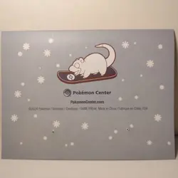 Pokemon Pikachu & Fuecoco Happy Holidays Greeting Card Official Product - Image 3