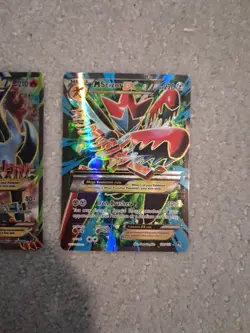 Pokemon XY Mega EX Full Art Lot, Gengar, Lucario, Scizor, Houndoom English Cards - Image 2