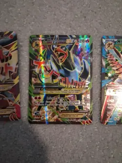 Pokemon XY Mega EX Full Art Lot, Gengar, Lucario, Scizor, Houndoom English Cards - Image 3