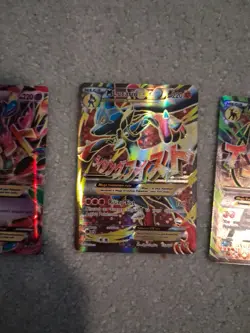 Pokemon XY Mega EX Full Art Lot, Gengar, Lucario, Scizor, Houndoom English Cards - Image 4