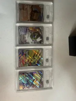 Pokemon Japanese Graded 4 Cards Bundle for Waattaa. - Image 1