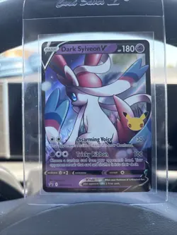 Dark Sylveon V SWSH134 (REGULAR SIZE): Sword & Shield Promo Cards Holo —MINTY— - Image 1