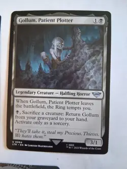 MTG Gollum, Patient Plotter x3 LOTR LTR (1 Showcase) Playset Lot NM Magic Cards - Image 3