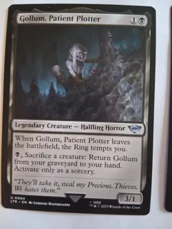 MTG Gollum, Patient Plotter x3 LOTR LTR (1 Showcase) Playset Lot NM Magic Cards - Image 4