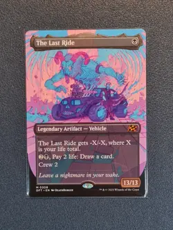 MTG The Last Ride - Showcase - Aetherdrift - DFT - Near Mint+ - Image 1