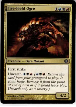 MTG Fire-Field Ogre Shards of Alara Uncommon #168 - Image 1