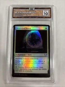 2021 MTG Detention Vortex Foil #013 HGC 10 - Image 1