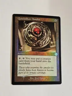 Quicksilver Amulet Foil Schematic Retro #45 Brothers' War Magic the Gathering - Image 3
